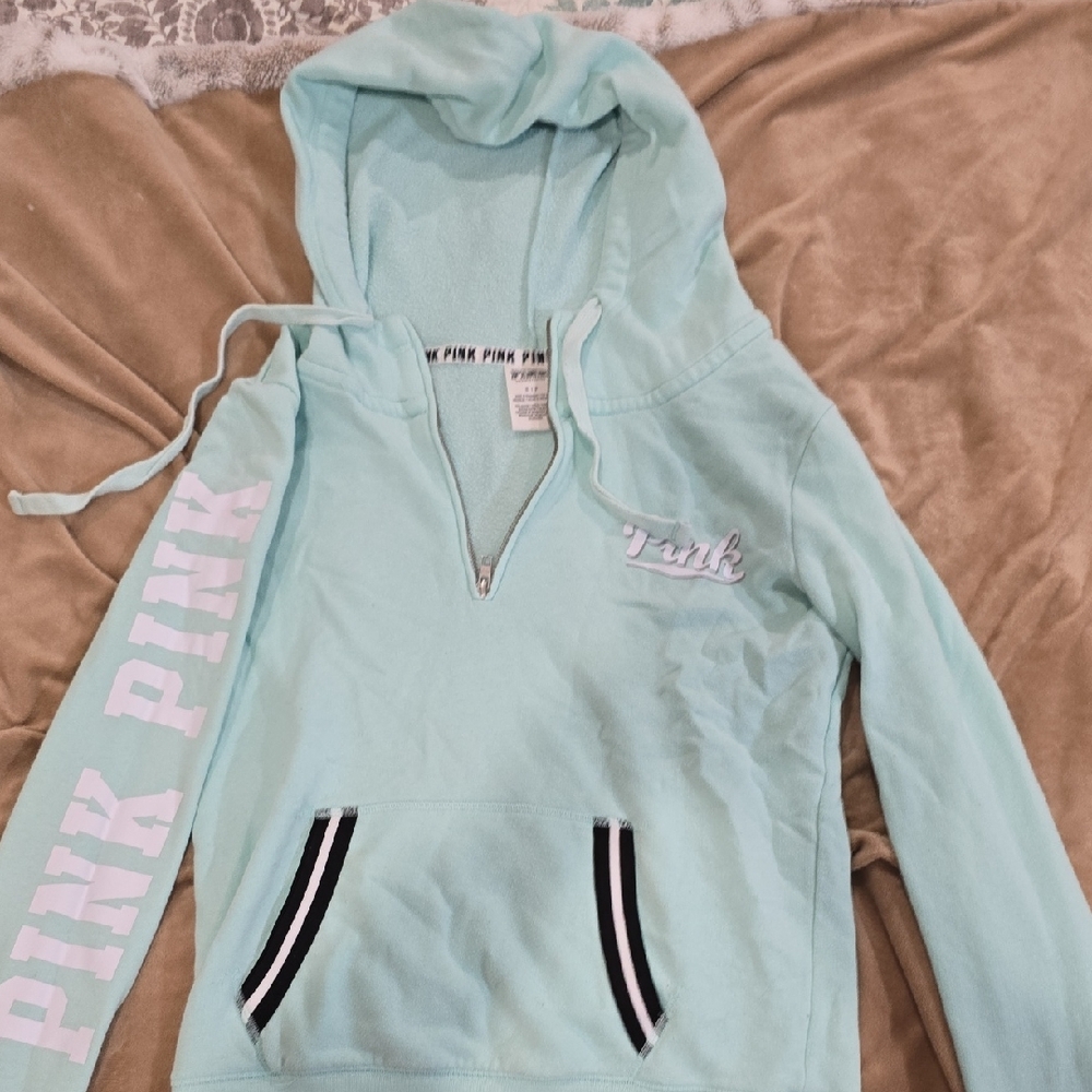 Victoria's Secret Light Blue Hoodie